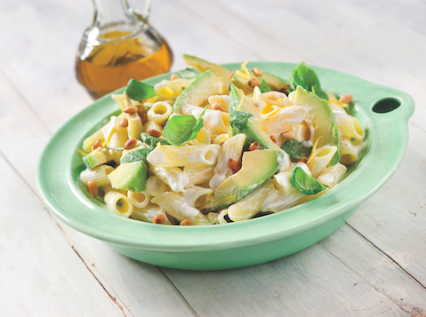 Gluten Free Avocado Chicken Pasta Salad