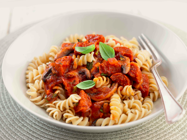 Gluten Free Chorizo Pasta