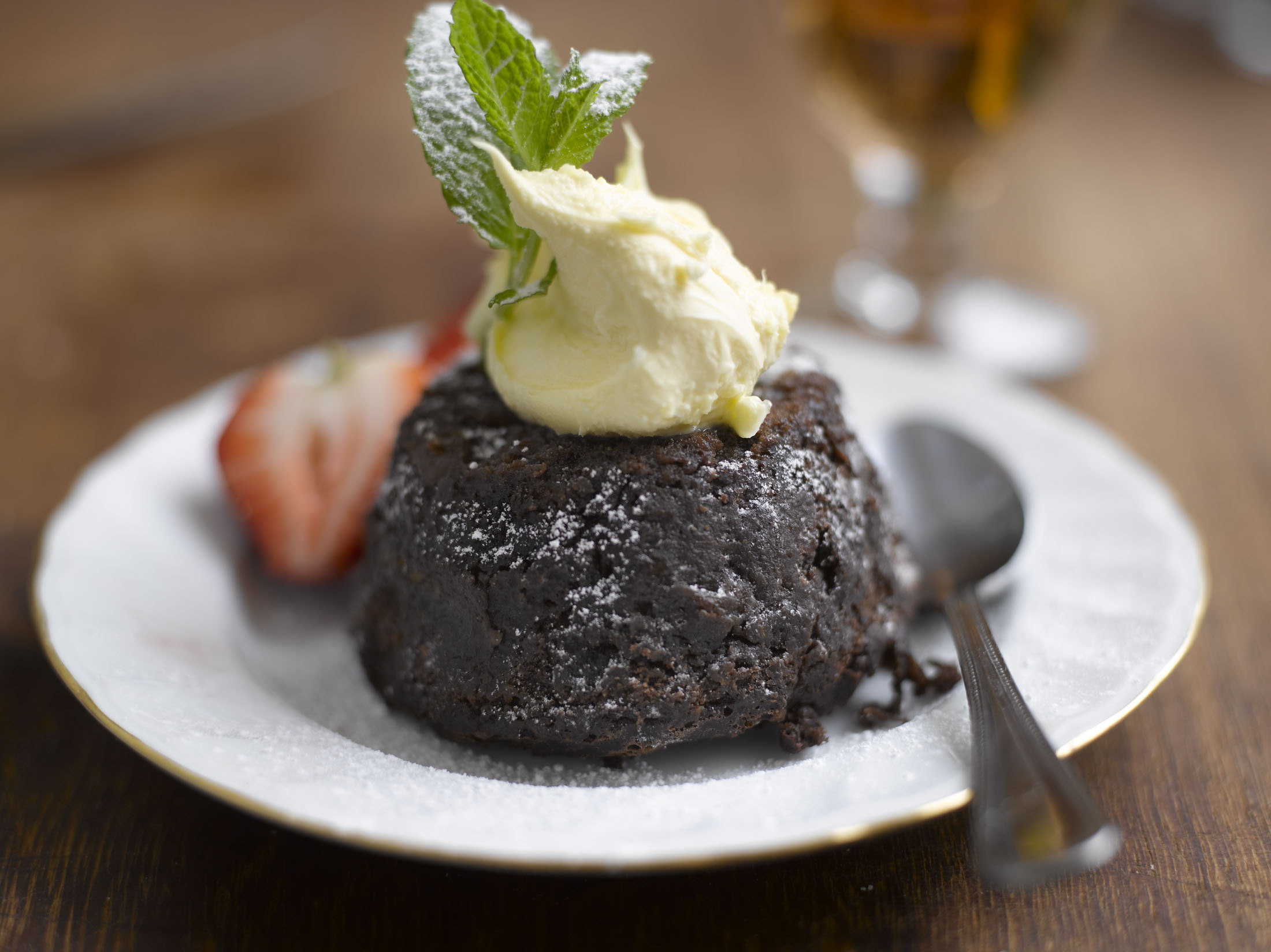Gluten Free Chocolate And Date Christmas Pudding