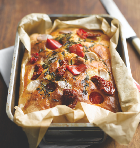 Gluten Free Warm Italian Flatbread