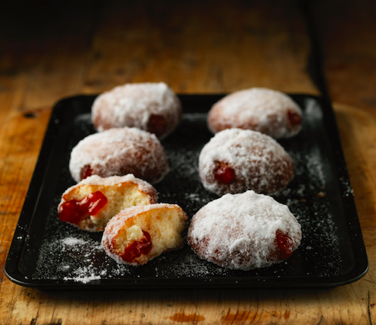 Gluten Free Jam Doughnuts