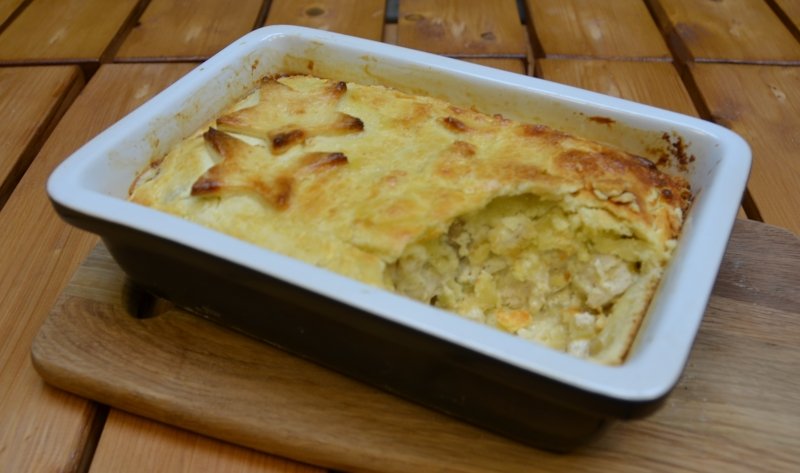 Gluten Free Chicken, Leek And Mushroom Pie