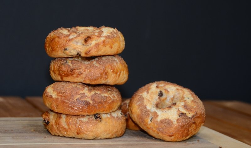 Gluten Free Cinnamon And Raisin Bagels