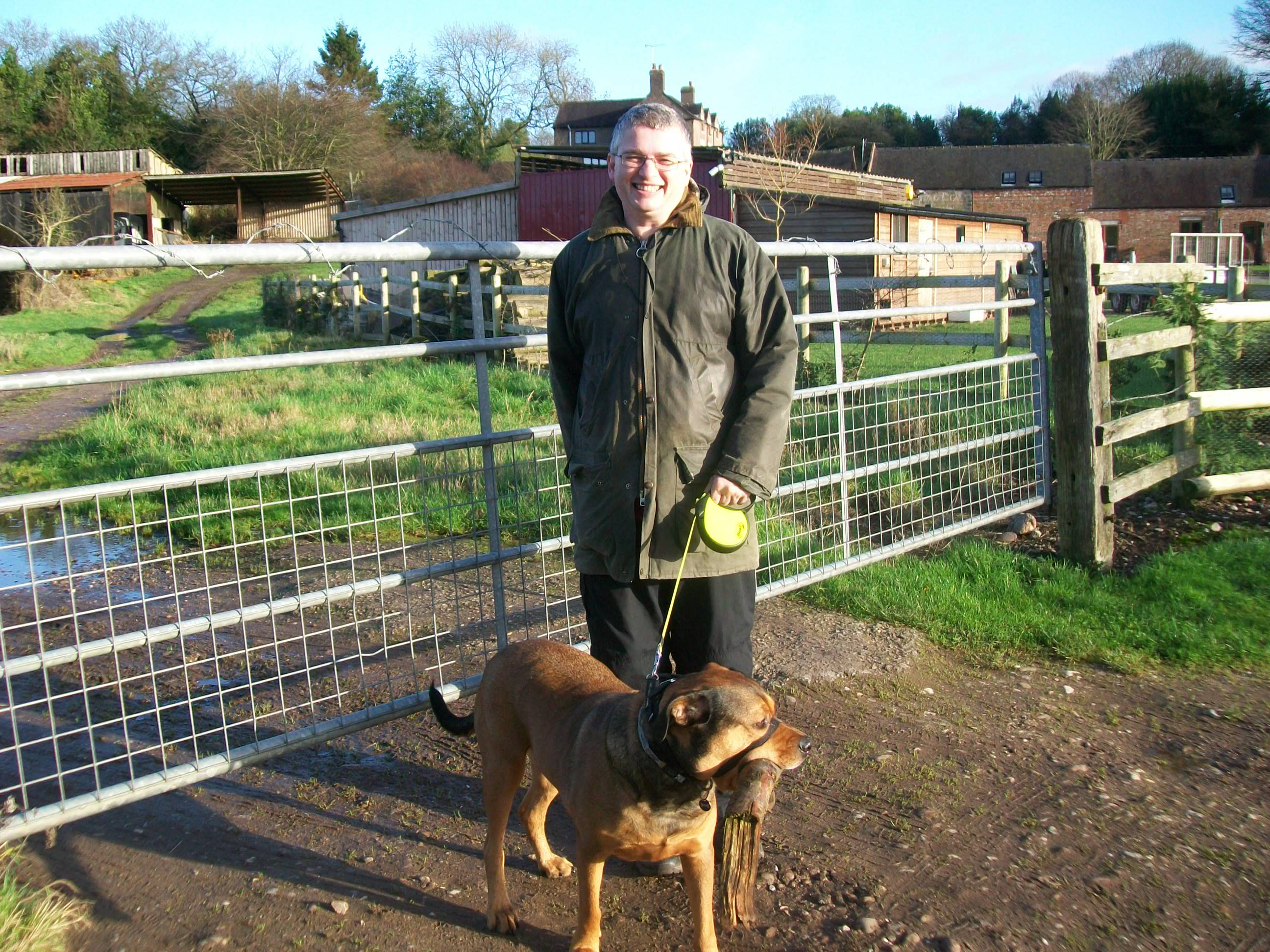 Picture of Rich and his Dog