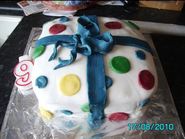 Polka Dot Birthday Cake