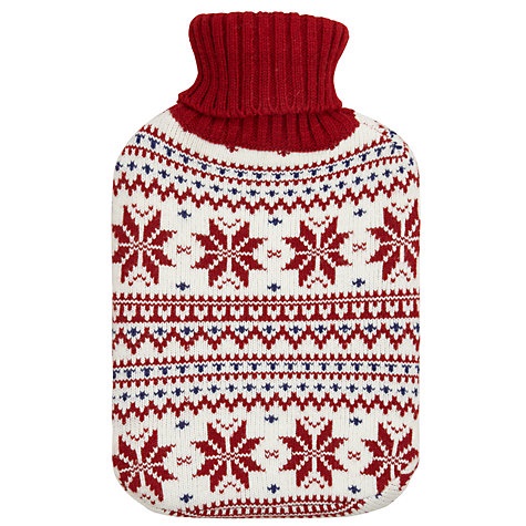 Christmas Jumper Themed Hot Water Bottle